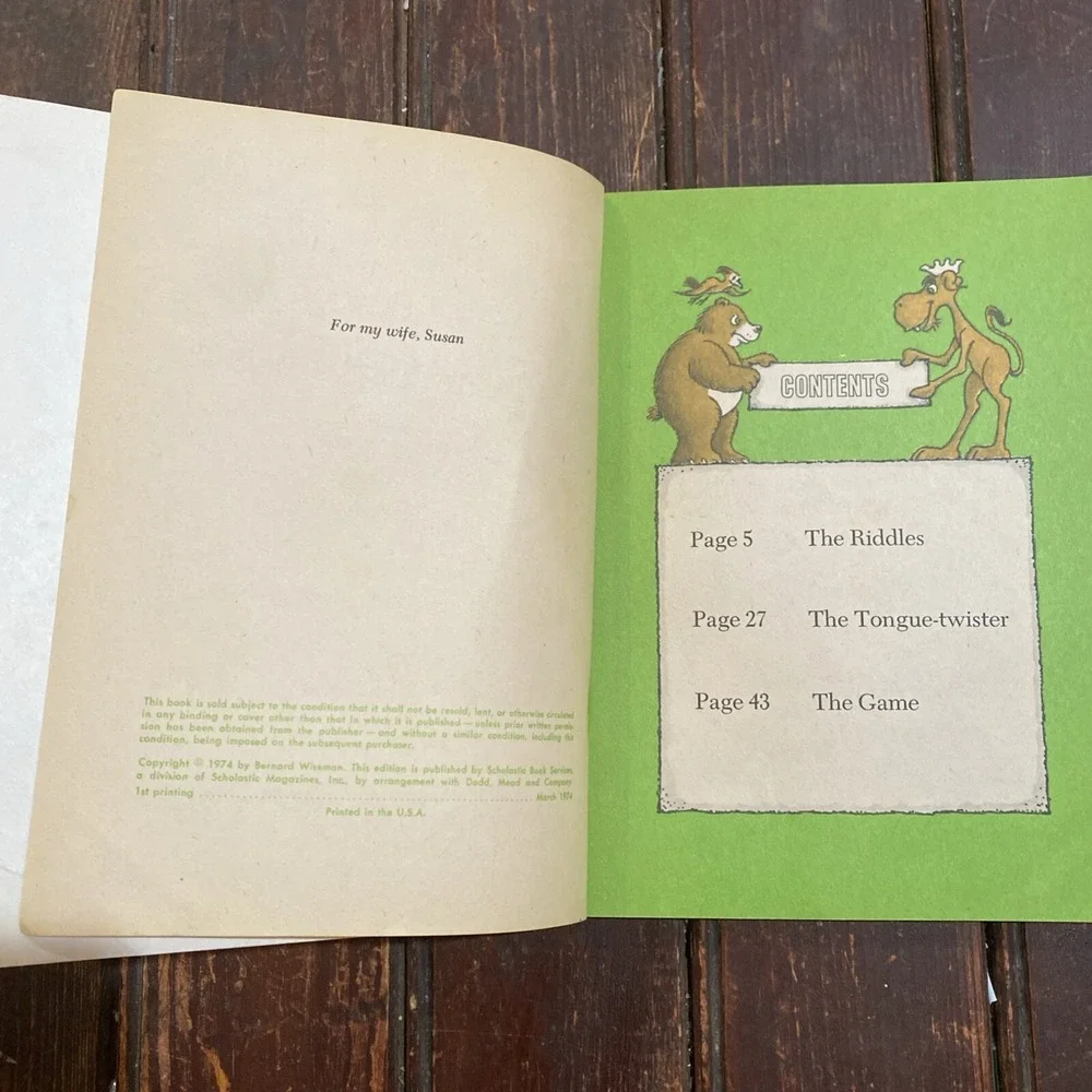 3‎ Stories About Morris and Boris by Bernard Wiseman 1974 1st Printing TW2752